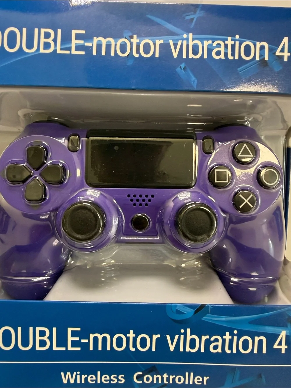 Purple Wireless Double-Motor Vibration Controller